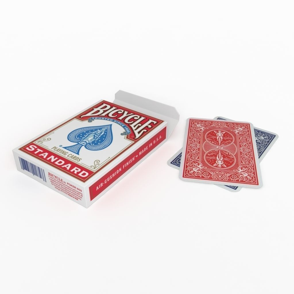 playing cards for gampling 3D model