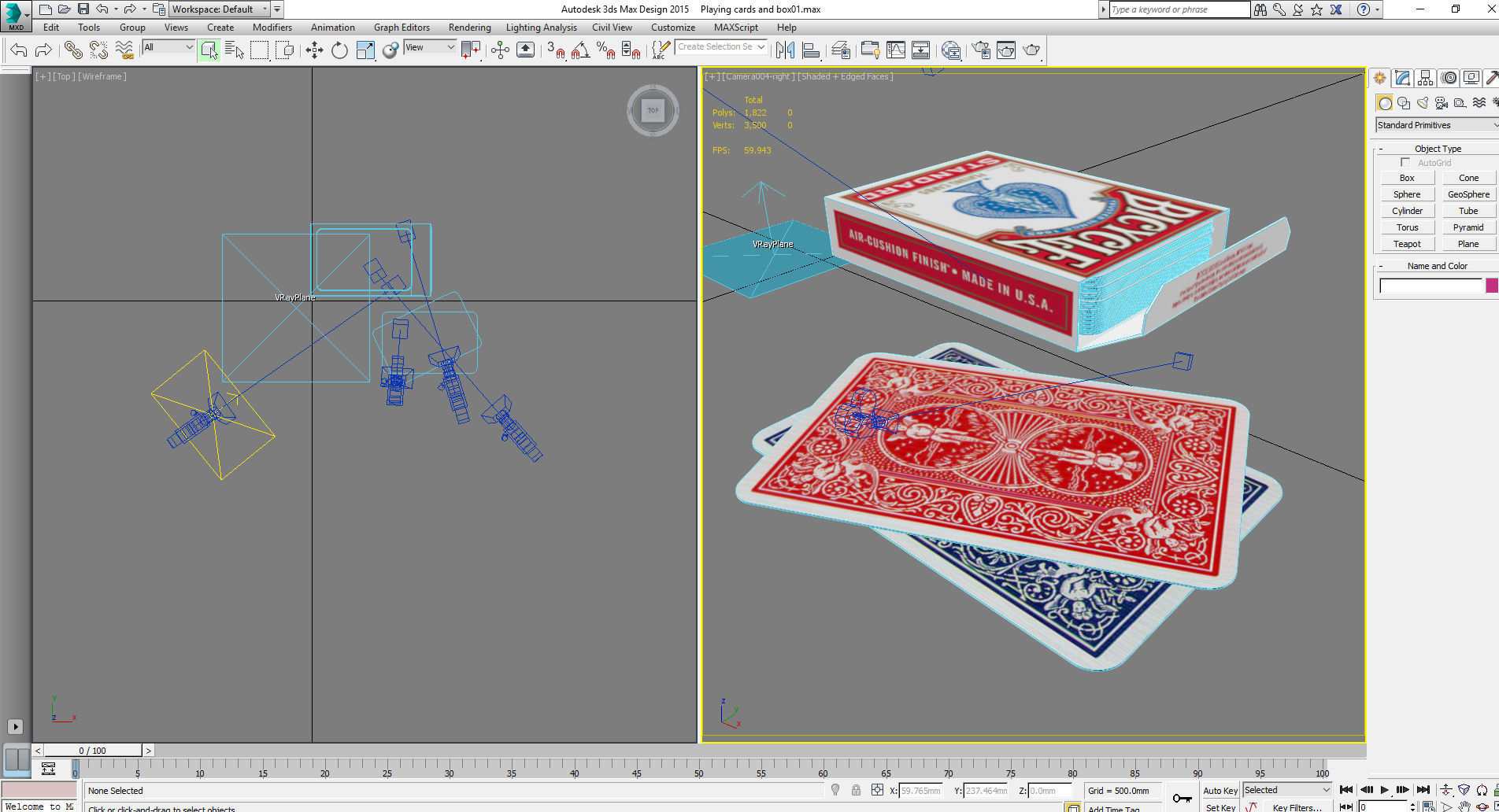 playing cards for gampling 3D model