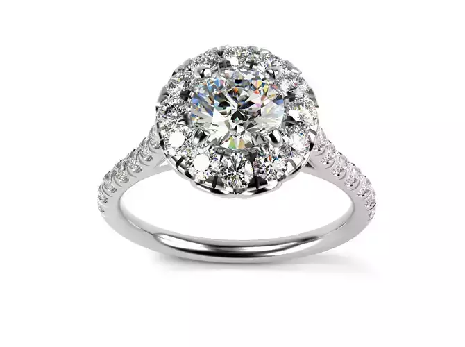 Copy of Moissanite engagement ring