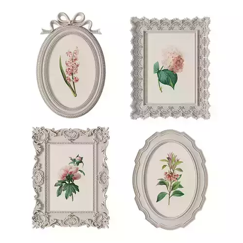 White Frames Paintings 06