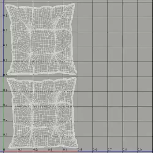 Pillow 3D model 2