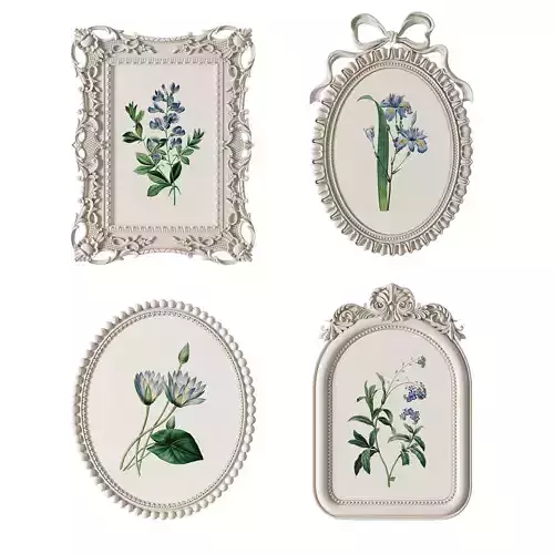 White Frames Paintings 07