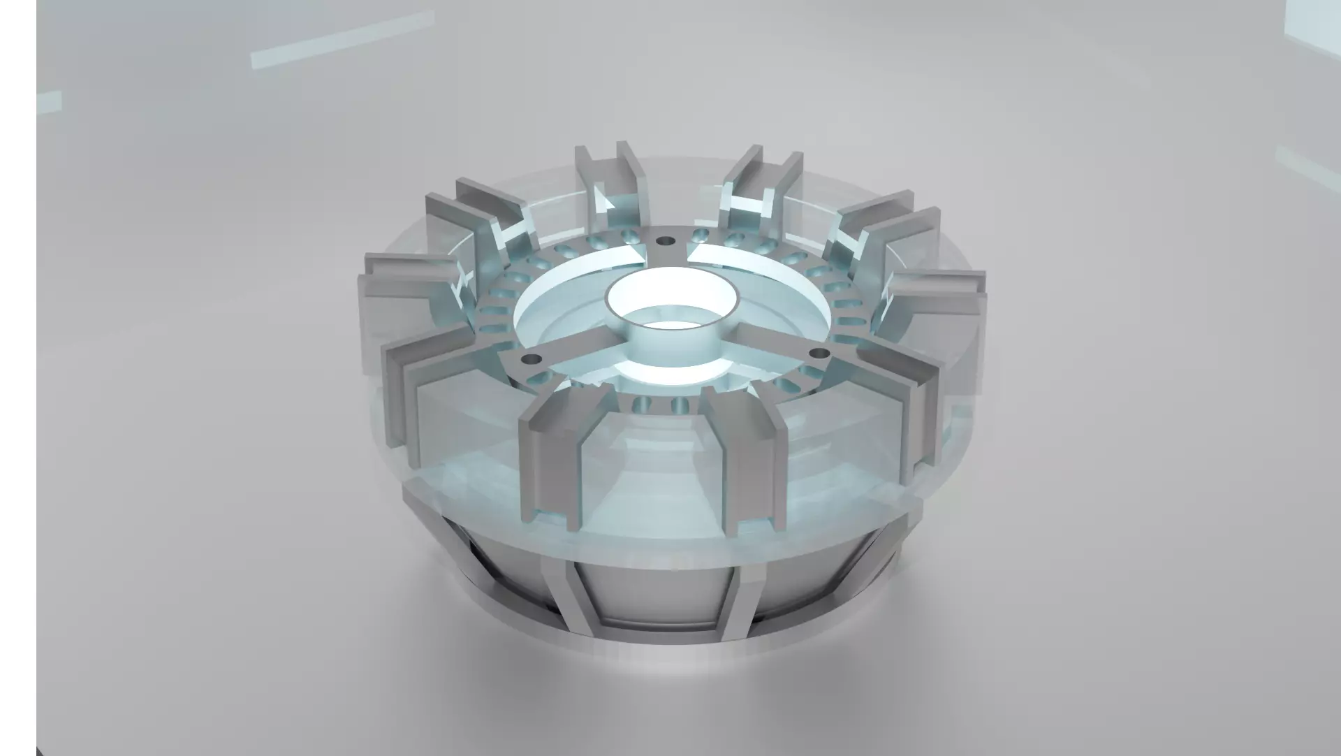 Arc Reactor 3D Simple Printing Modeling 3D print model