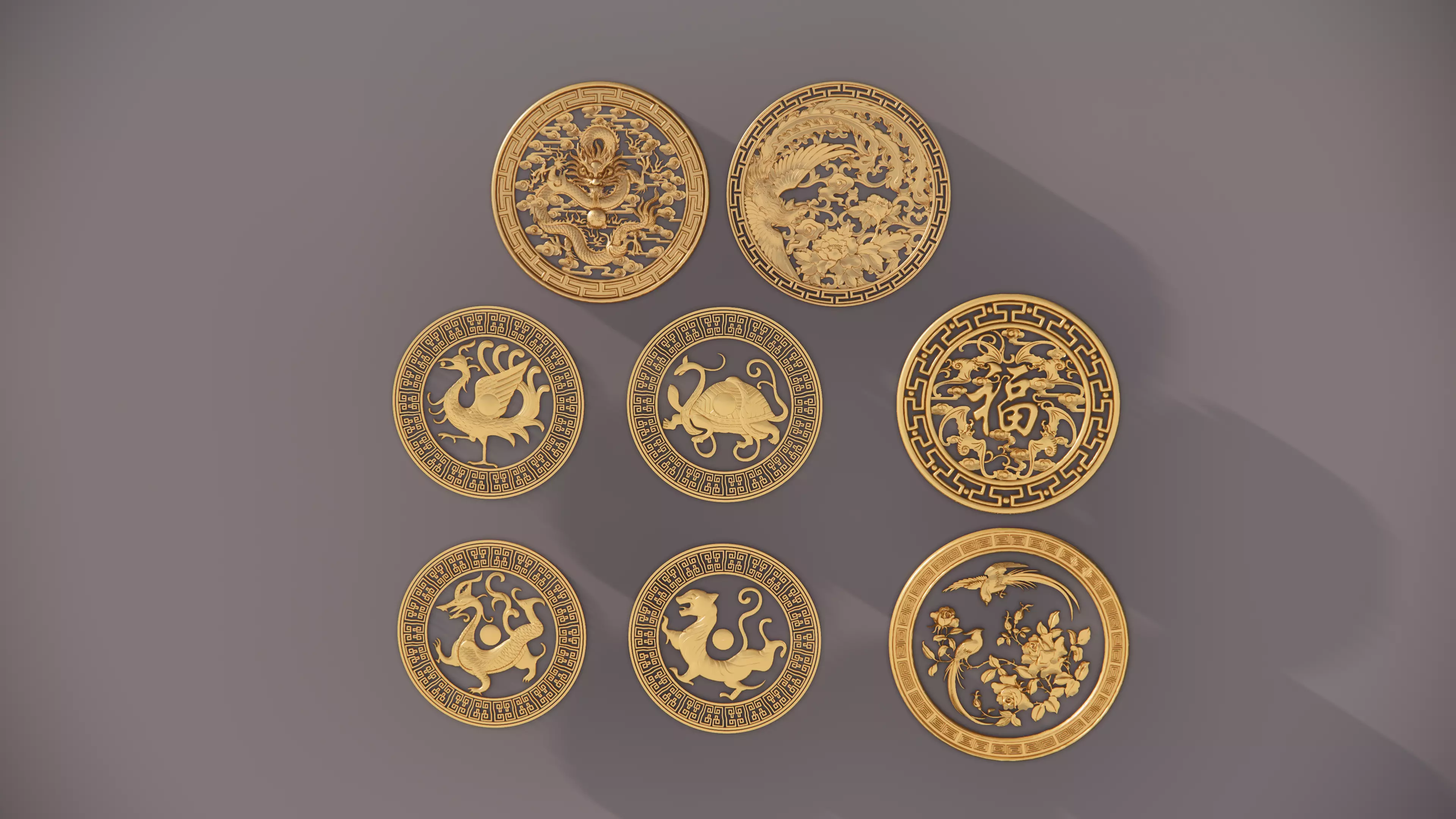 Chinese Dragon -B8 3D model