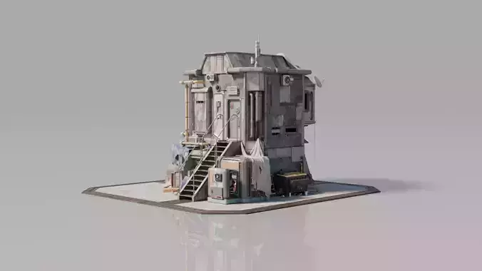 Neighborhood House Building 13 3D model