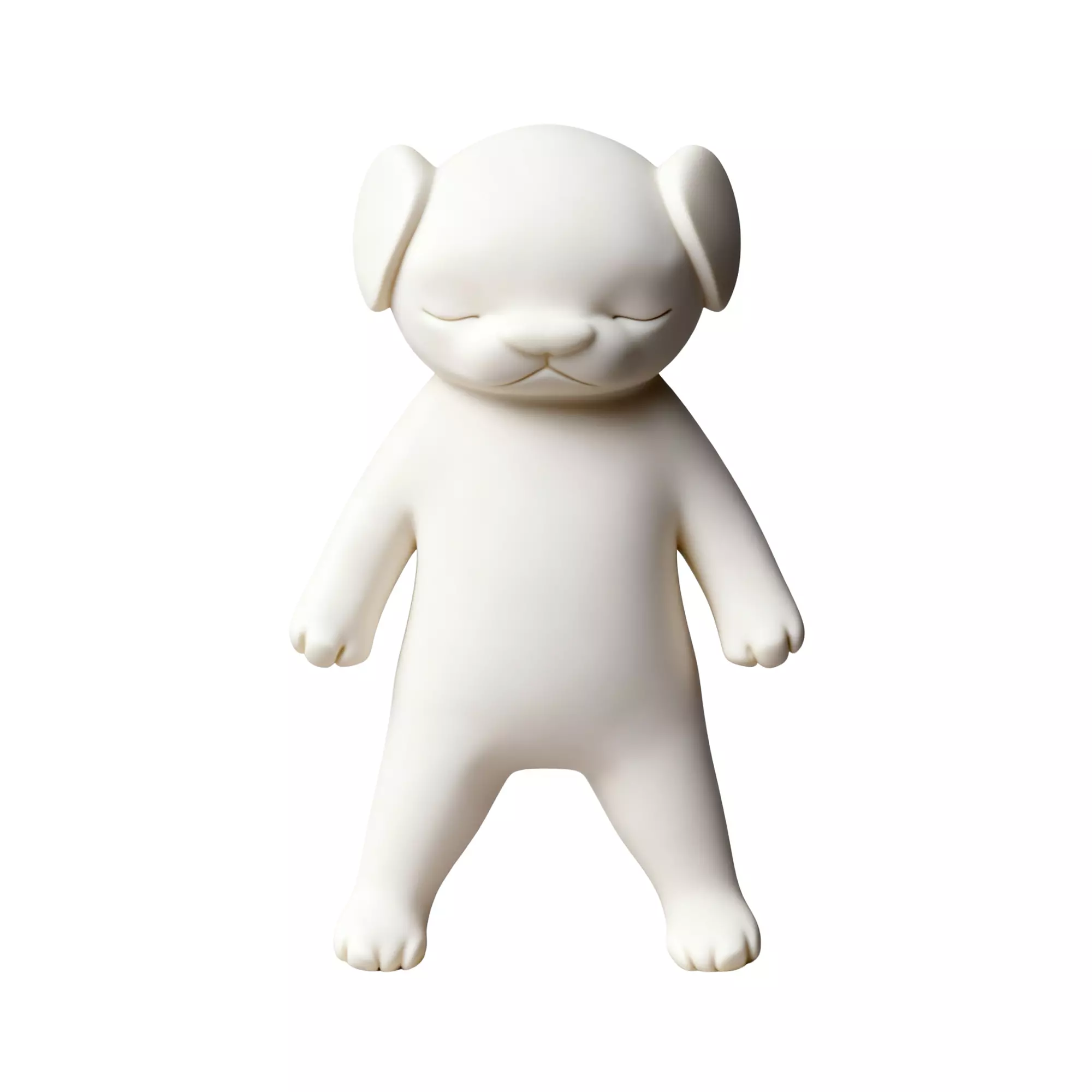 Yoga Dog - Savasana Corpse Pose - 3D Printable Figurine Model 3D print model