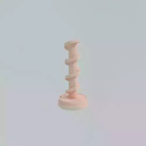 top 5 sex toys Kaws Bendy Snake Textured 3D model main image 1