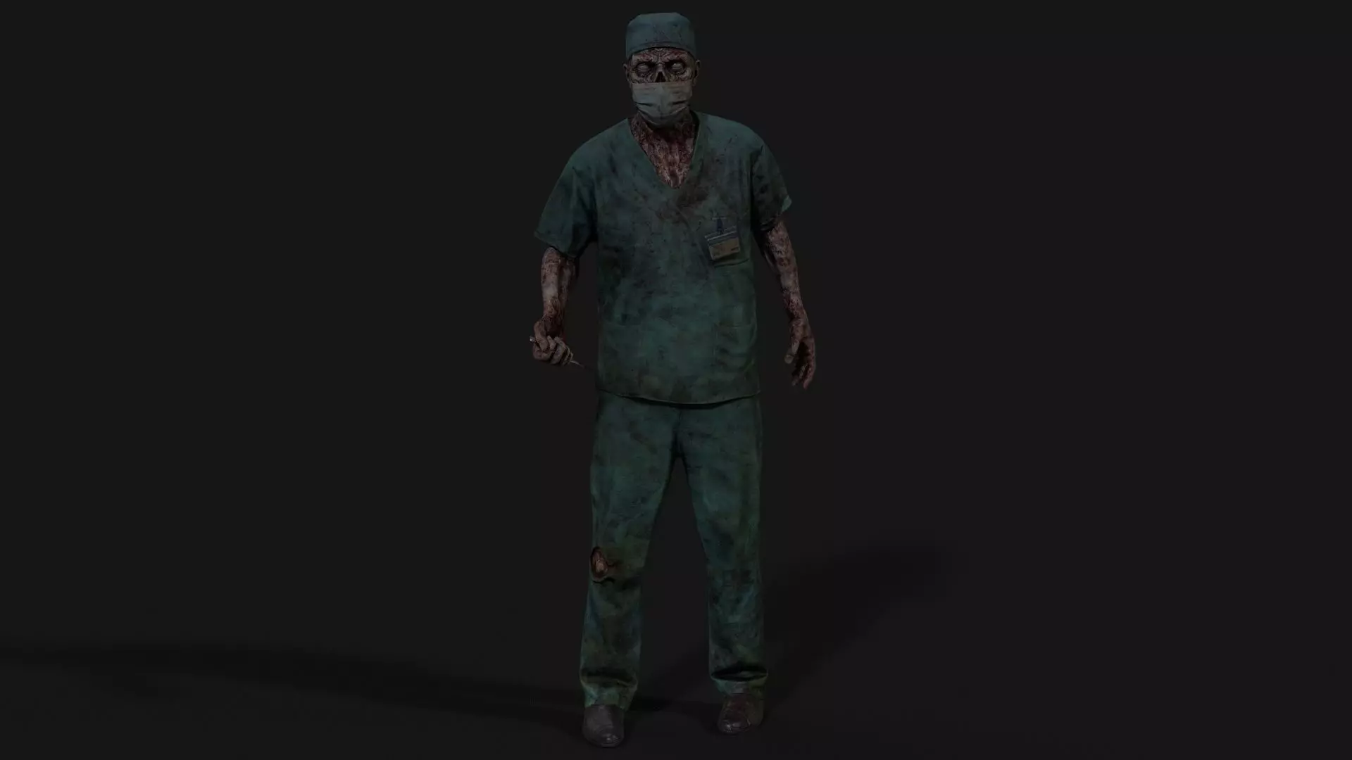 Hospital Surgeon - Zombie Hospital Collection Low-poly 3D model