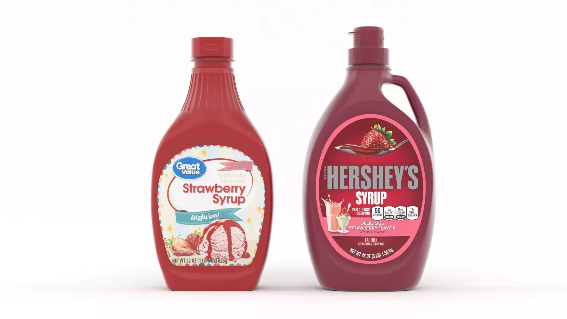 Strawberry Syrup 3D model