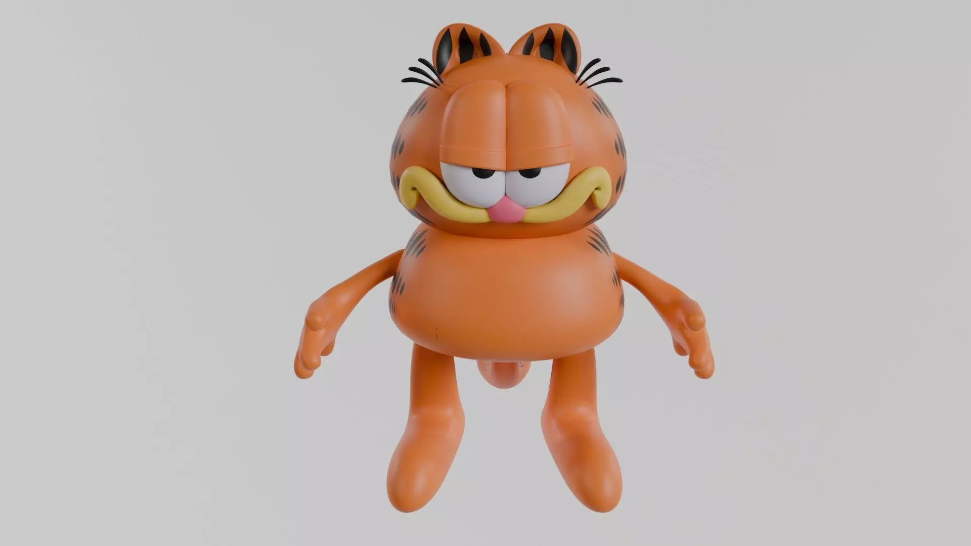 garfield Low-poly 3D model