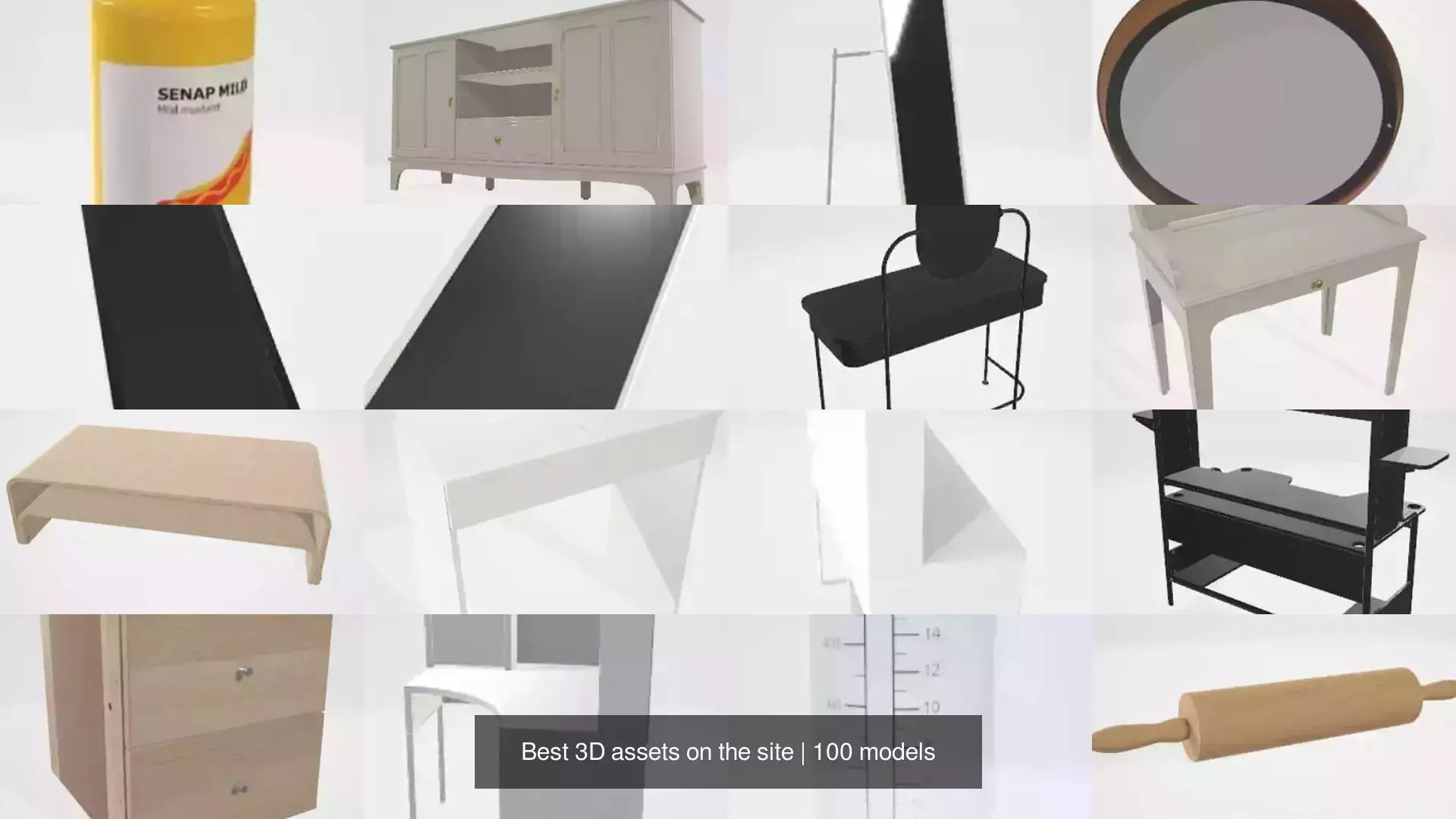 Best 3D assets on the site 3D Model Pack