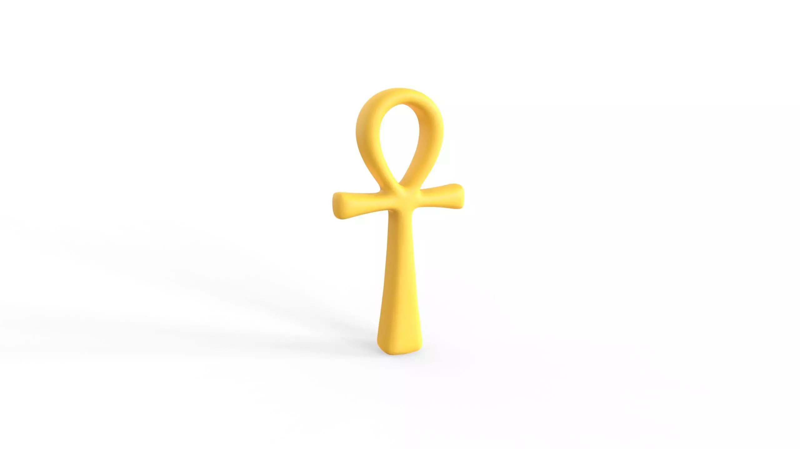 Prop 207 Ankh Symbol Free low-poly 3D model