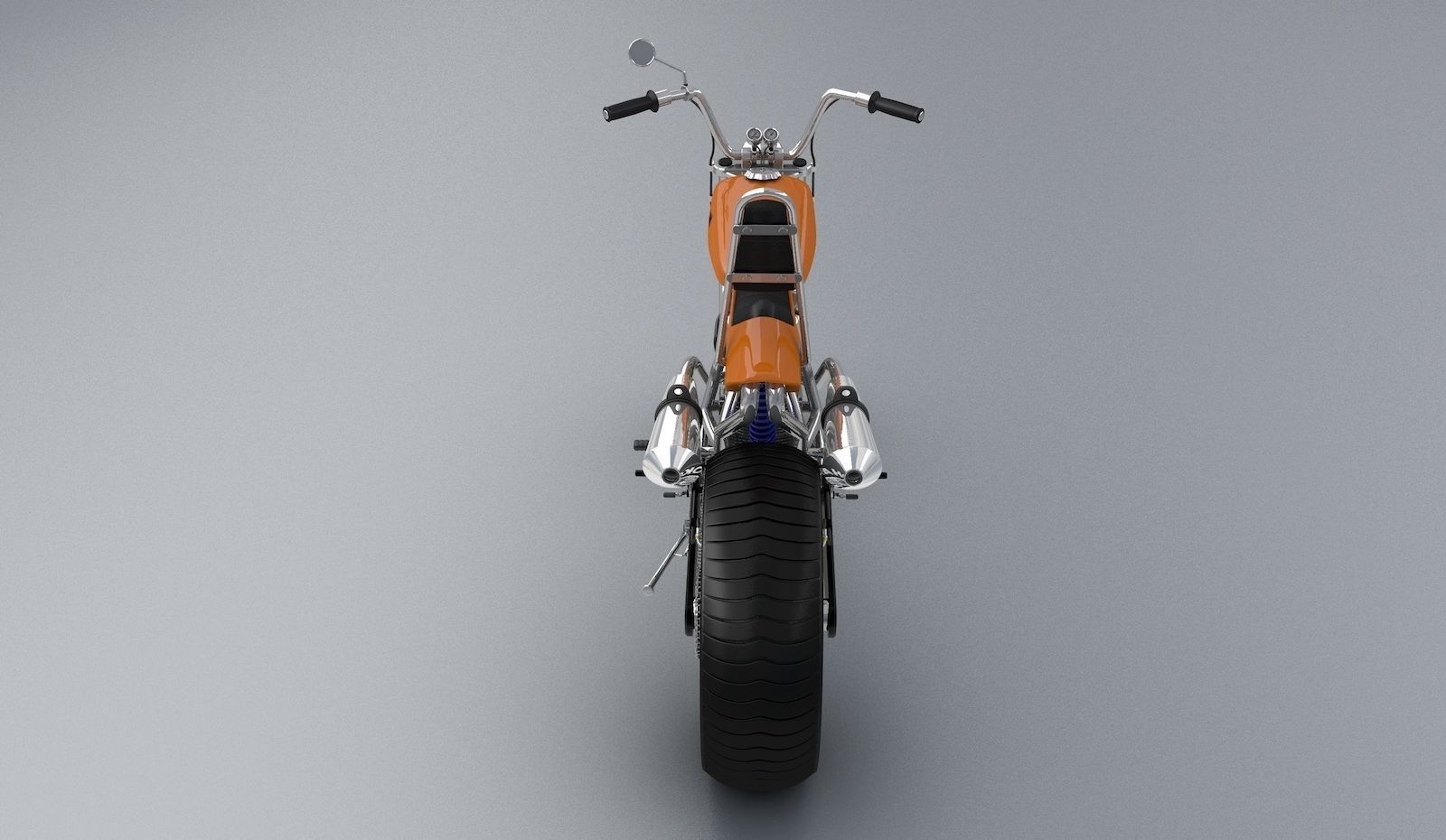 Chopper Hawk Concept Bike  3D model_6