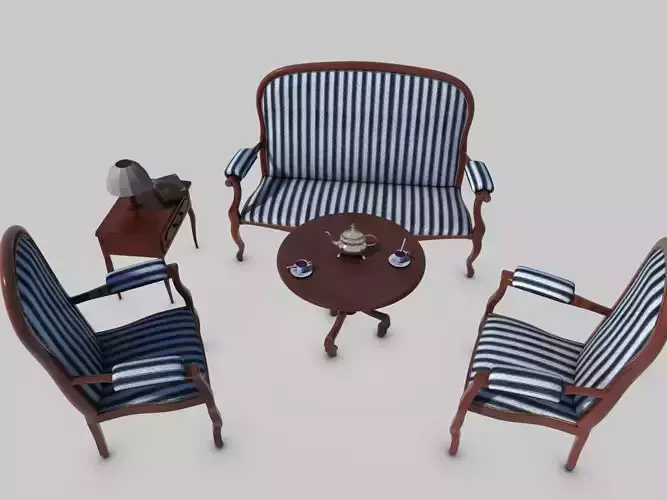 Tea Time 3D model