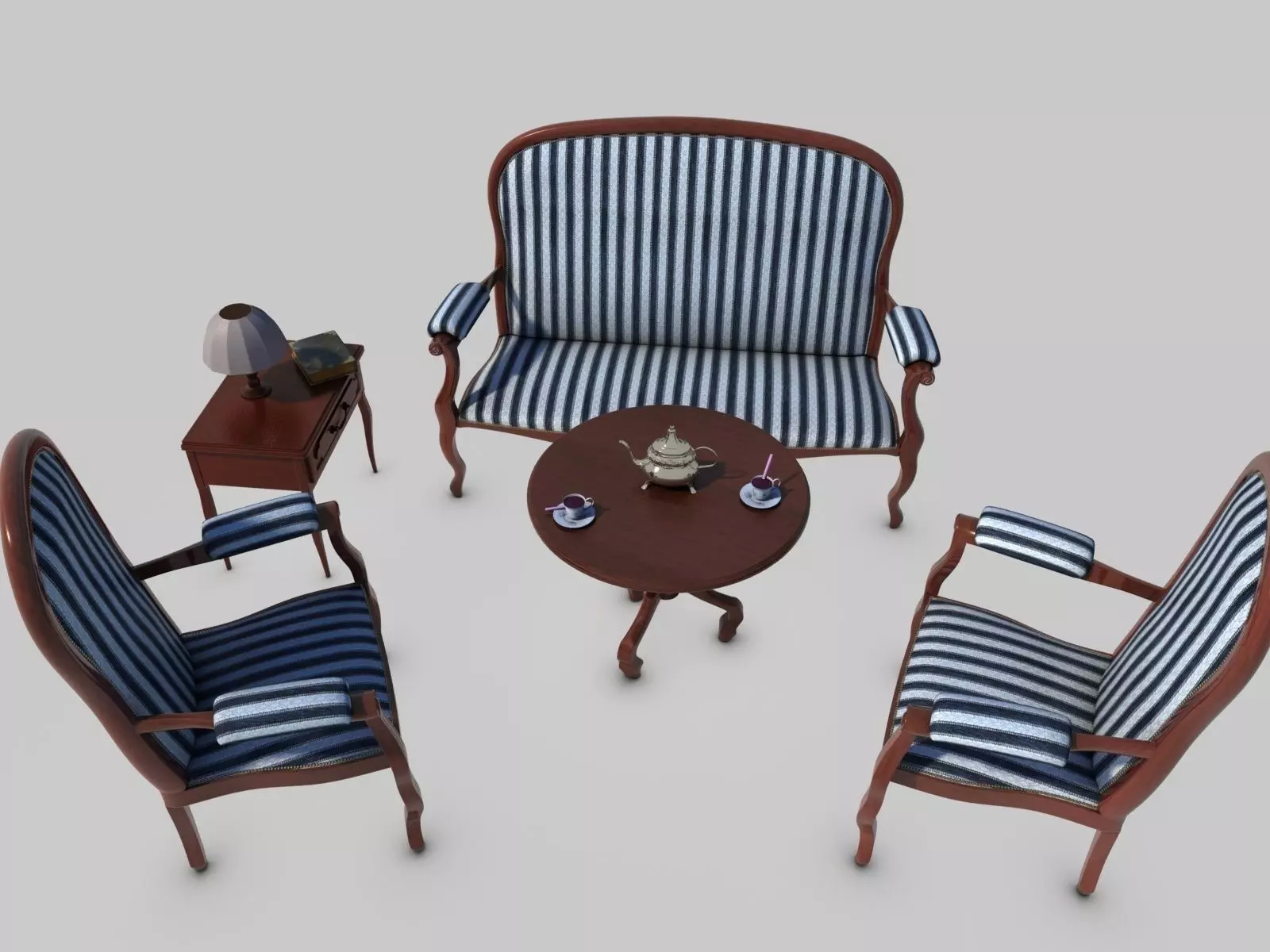 Tea Time 3D model_0