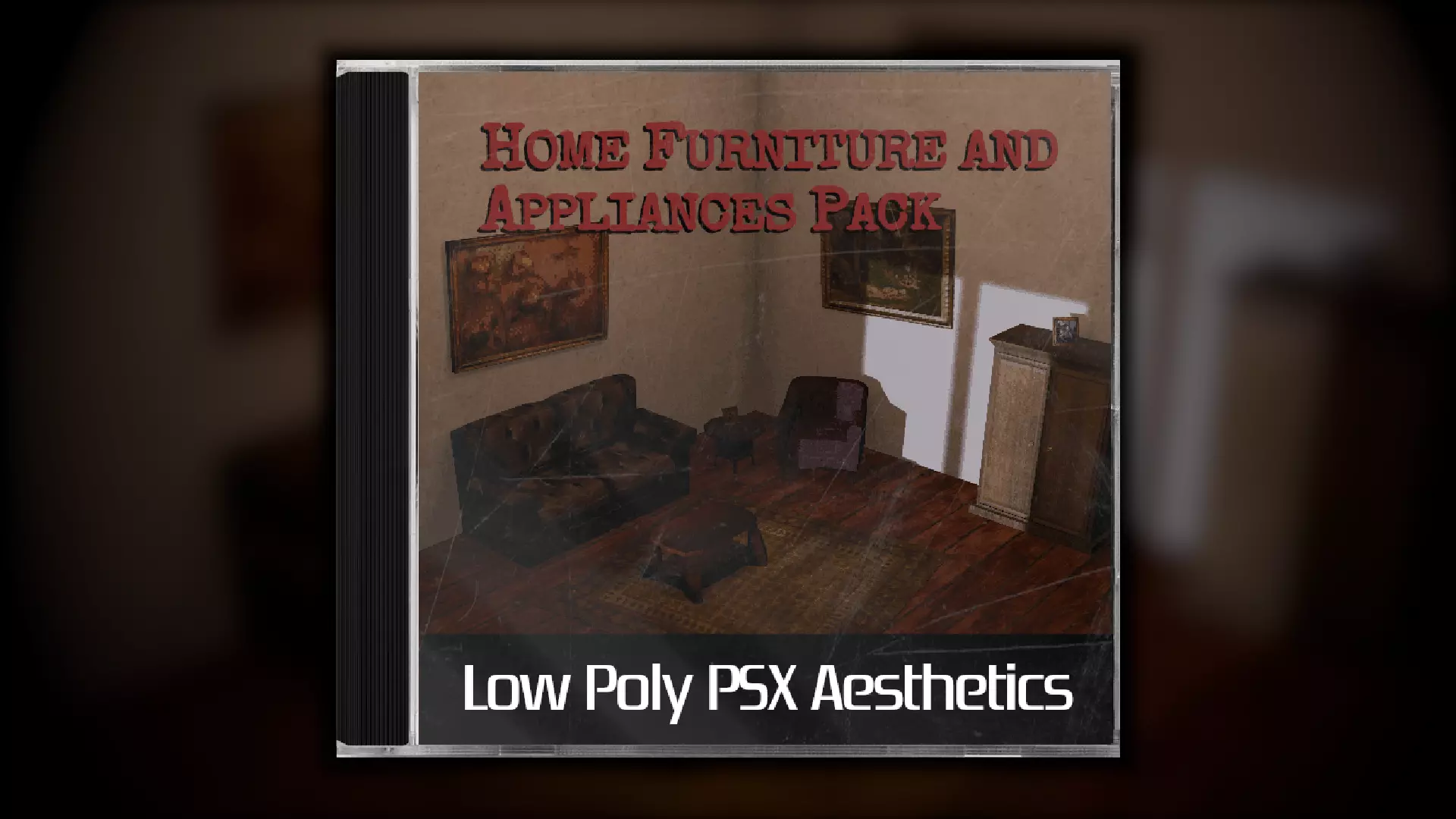 PSX Low-Poly Home Furniture Appliances Low-poly 3D model