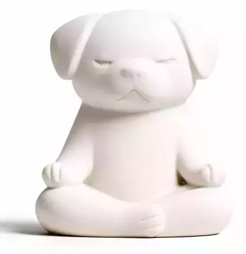 Yoga Dog - Lotus Pose - 3D Printable Figurine Model