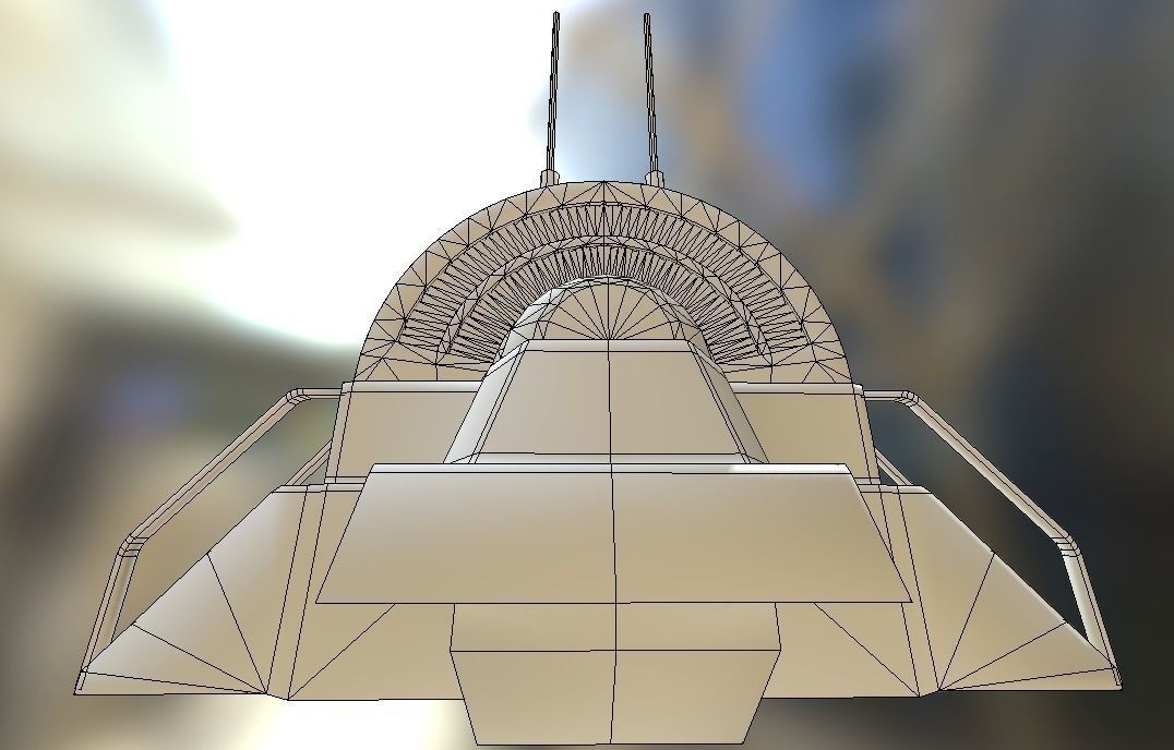 Drivers Cap Module Low-Poly Low-poly 3D model_6