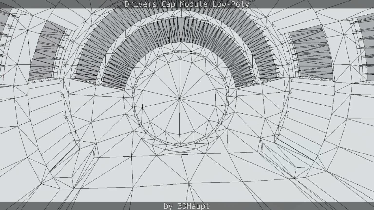 Drivers Cap Module Low-Poly Low-poly 3D model_46