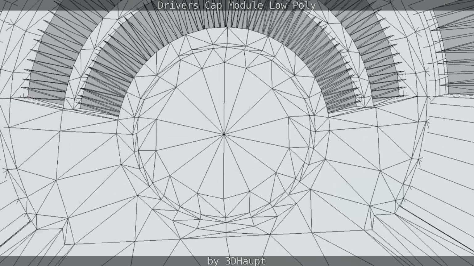 Drivers Cap Module Low-Poly Low-poly 3D model_45