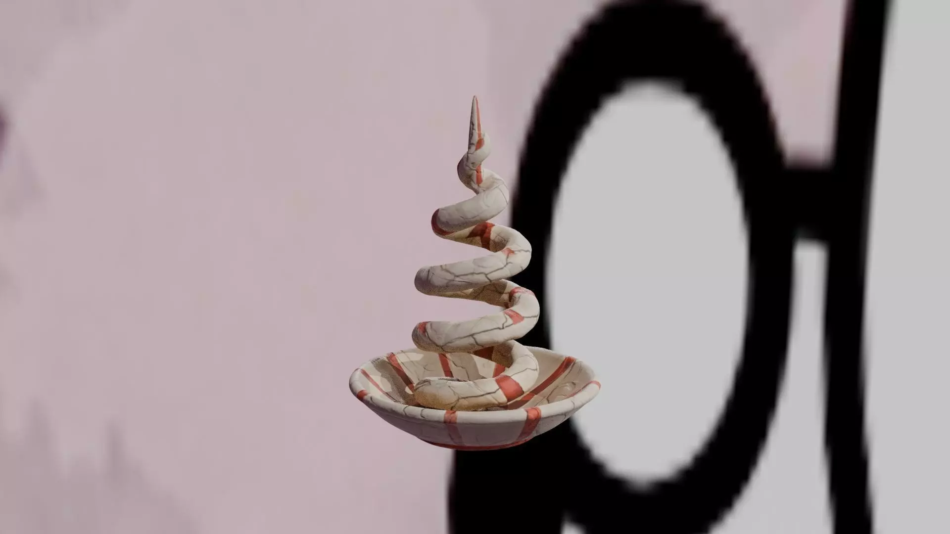 Silent Spiral Ring Tower 3D print model