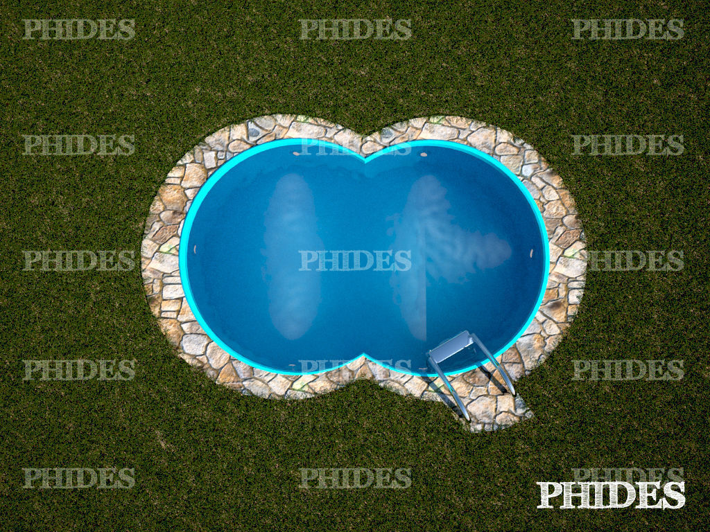 Swimming pool 3D model_2