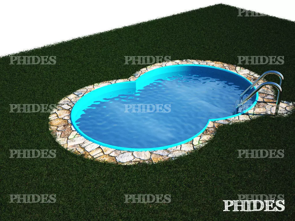 Swimming pool 3D model_0