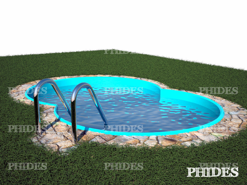 Swimming pool 3D model_1