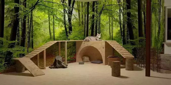 Project of ZOO Free 3D model