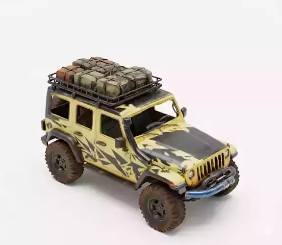 Solar Flare Expedition Jeep 3D Model