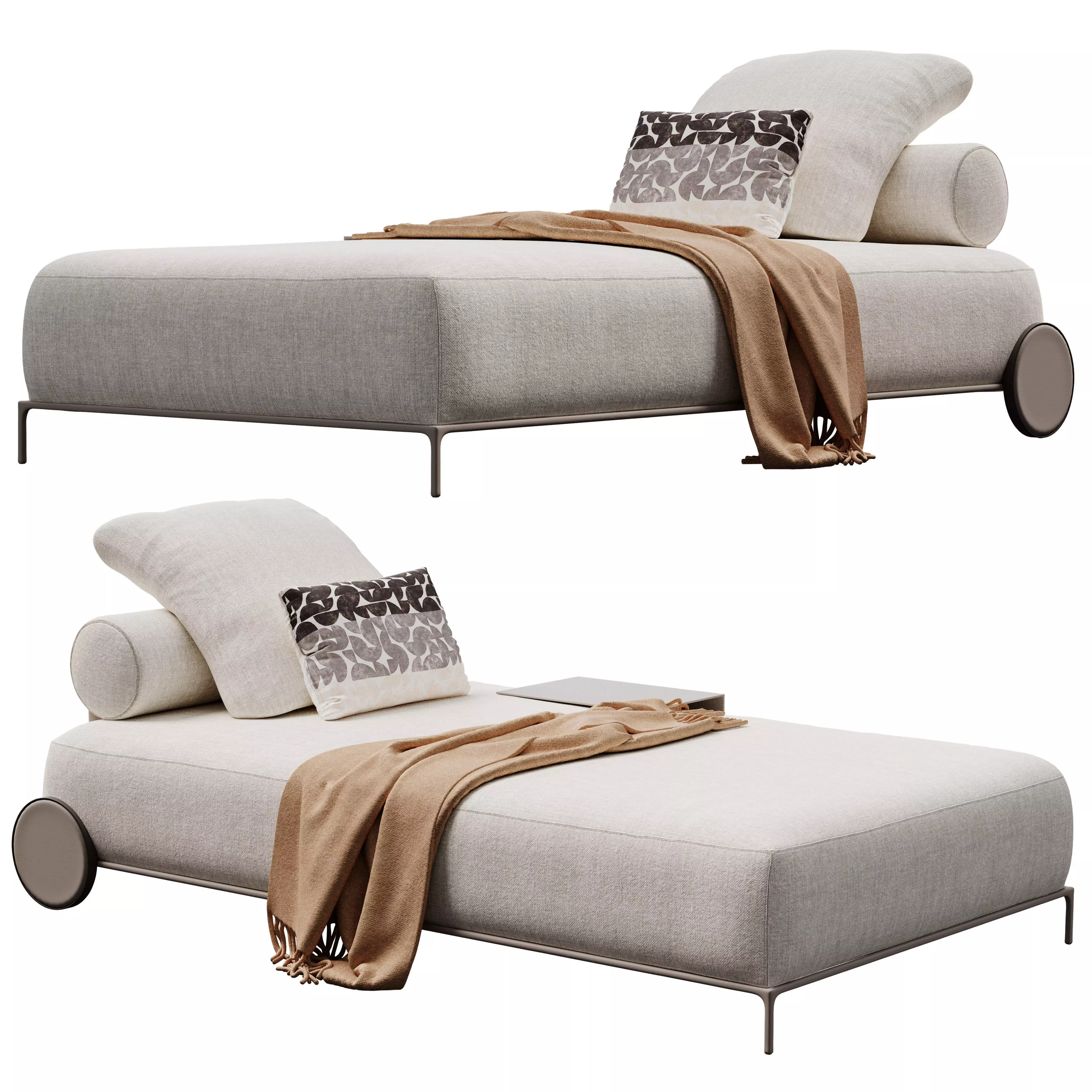 Sanders Air Sunbed By Ditreitalia 3D model
