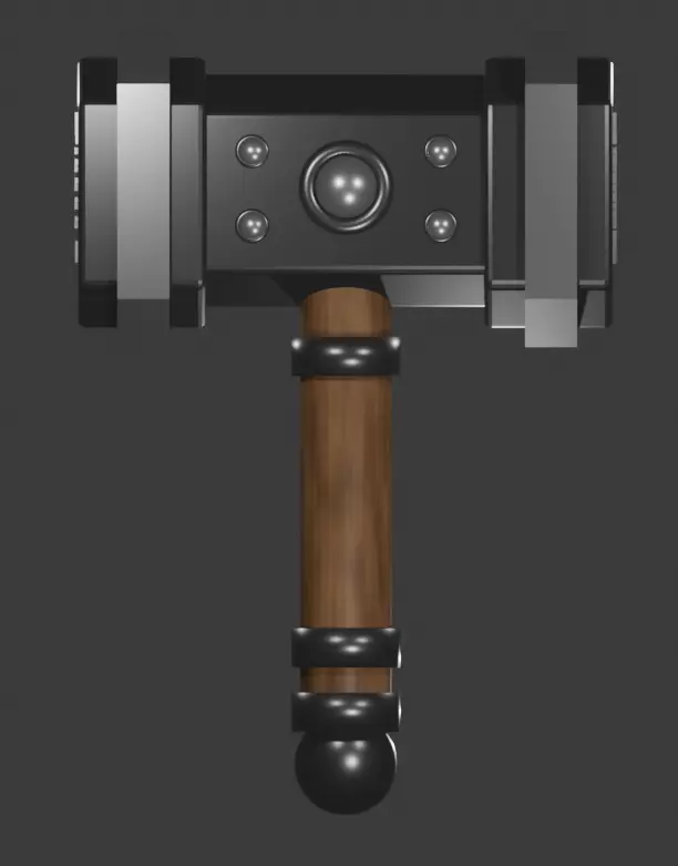 Aegis Hammer 3D model