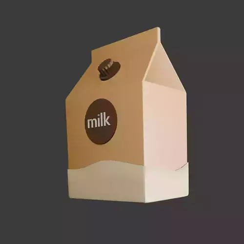 Stylized Drinks Pack low poly game ready Low-poly 3D model 7