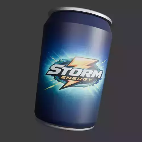 Stylized Drinks Pack low poly game ready Low-poly 3D model 5