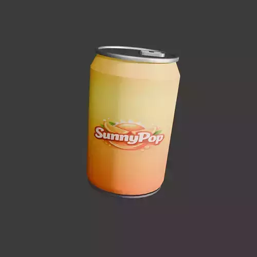 Stylized Drinks Pack low poly game ready Low-poly 3D model 3