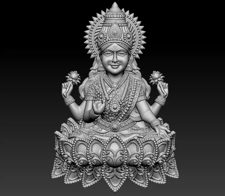 Laxmi Mata 3D print model 3D print model 3D print model