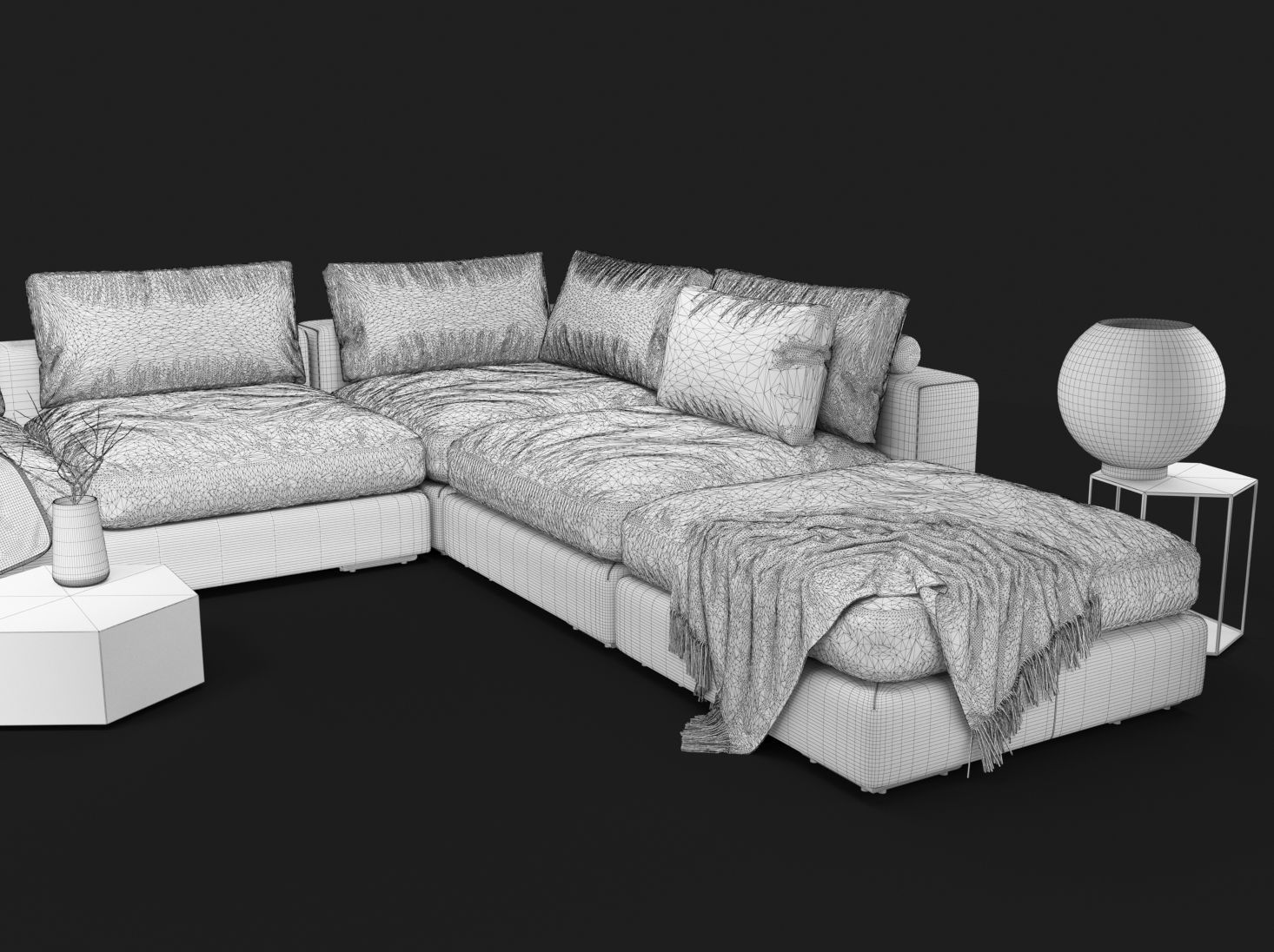 Sofa Element Sofa Club 3D model_8