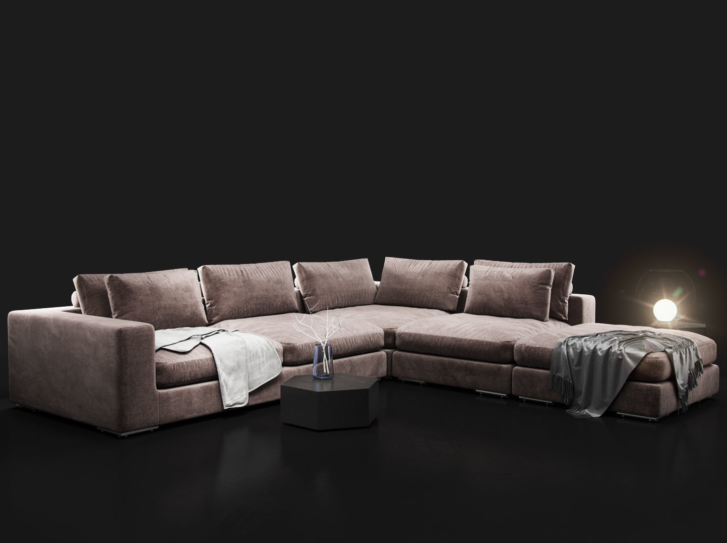 Sofa Element Sofa Club 3D model_13