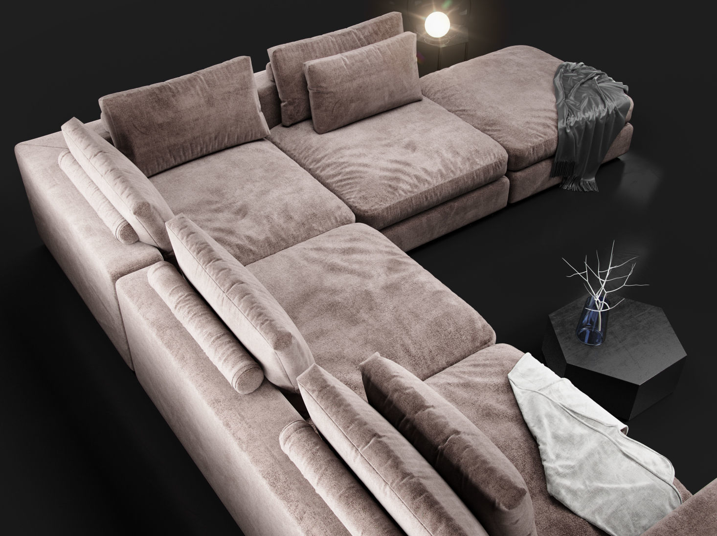 Sofa Element Sofa Club 3D model_3