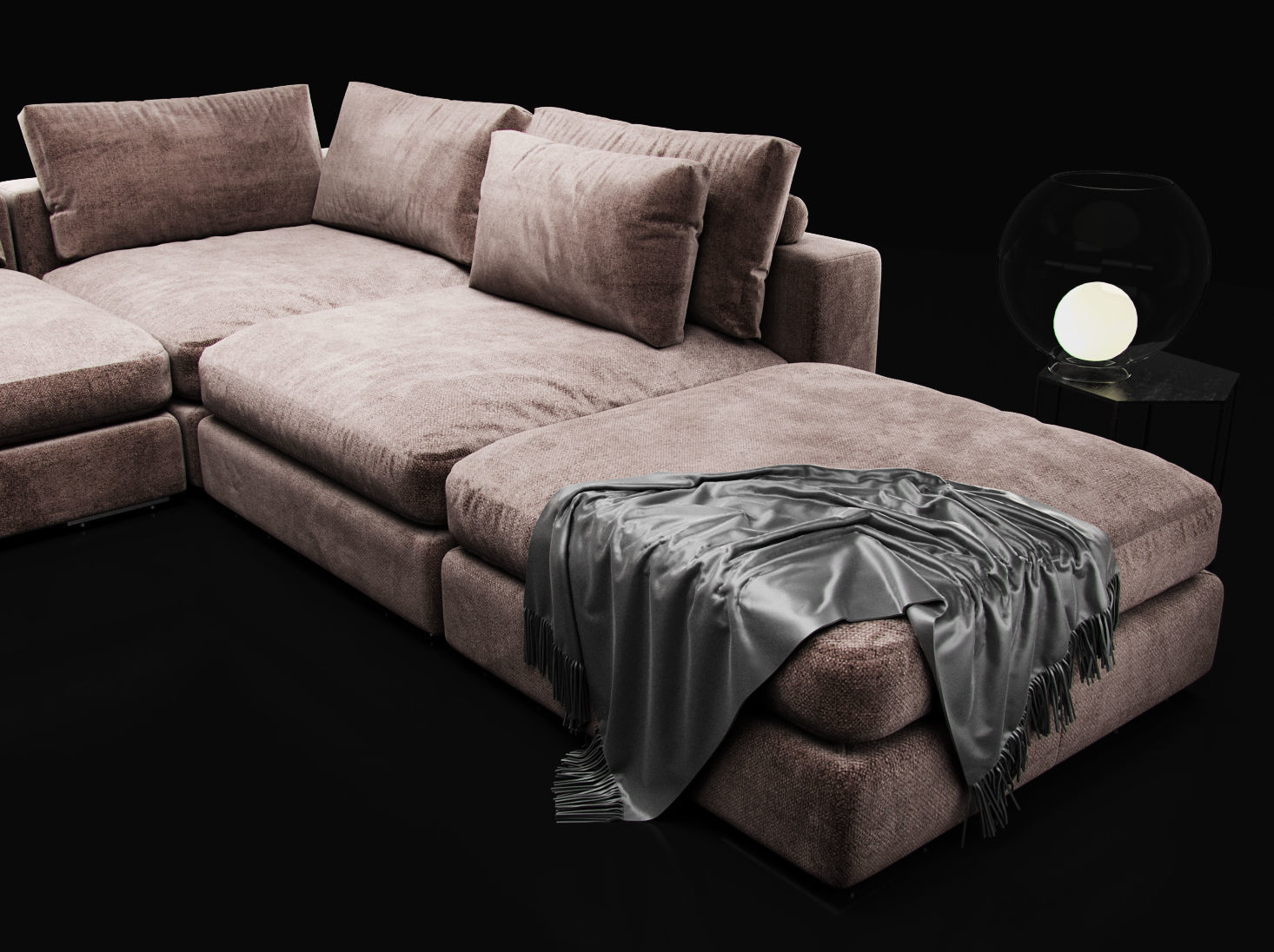Sofa Element Sofa Club 3D model_2