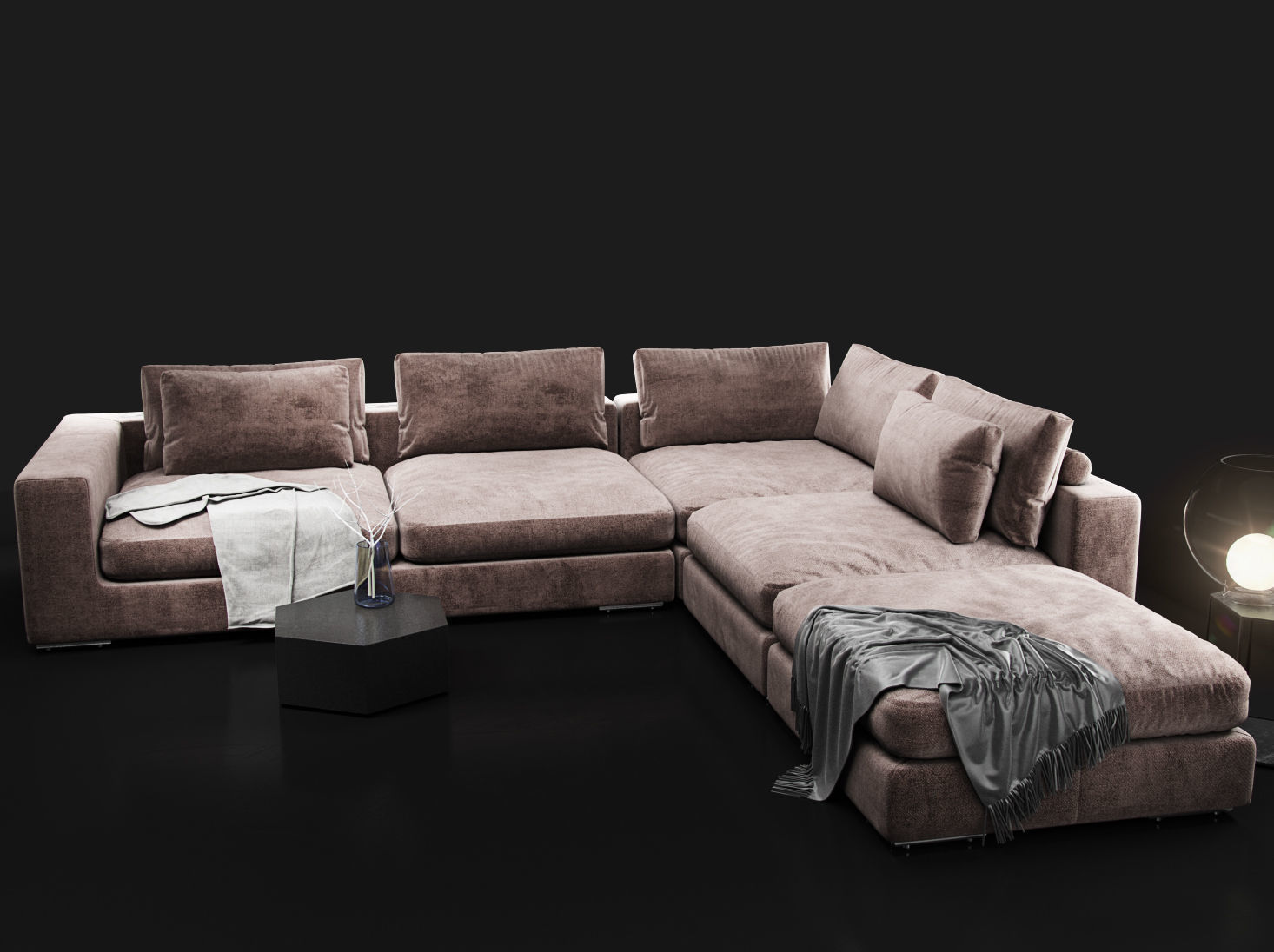 Sofa Element Sofa Club 3D model_14