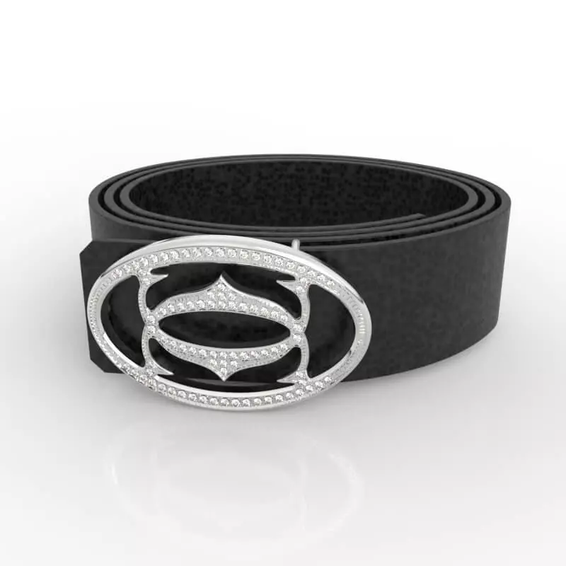 Diamond Belt Buckle 3D Model 3D print model