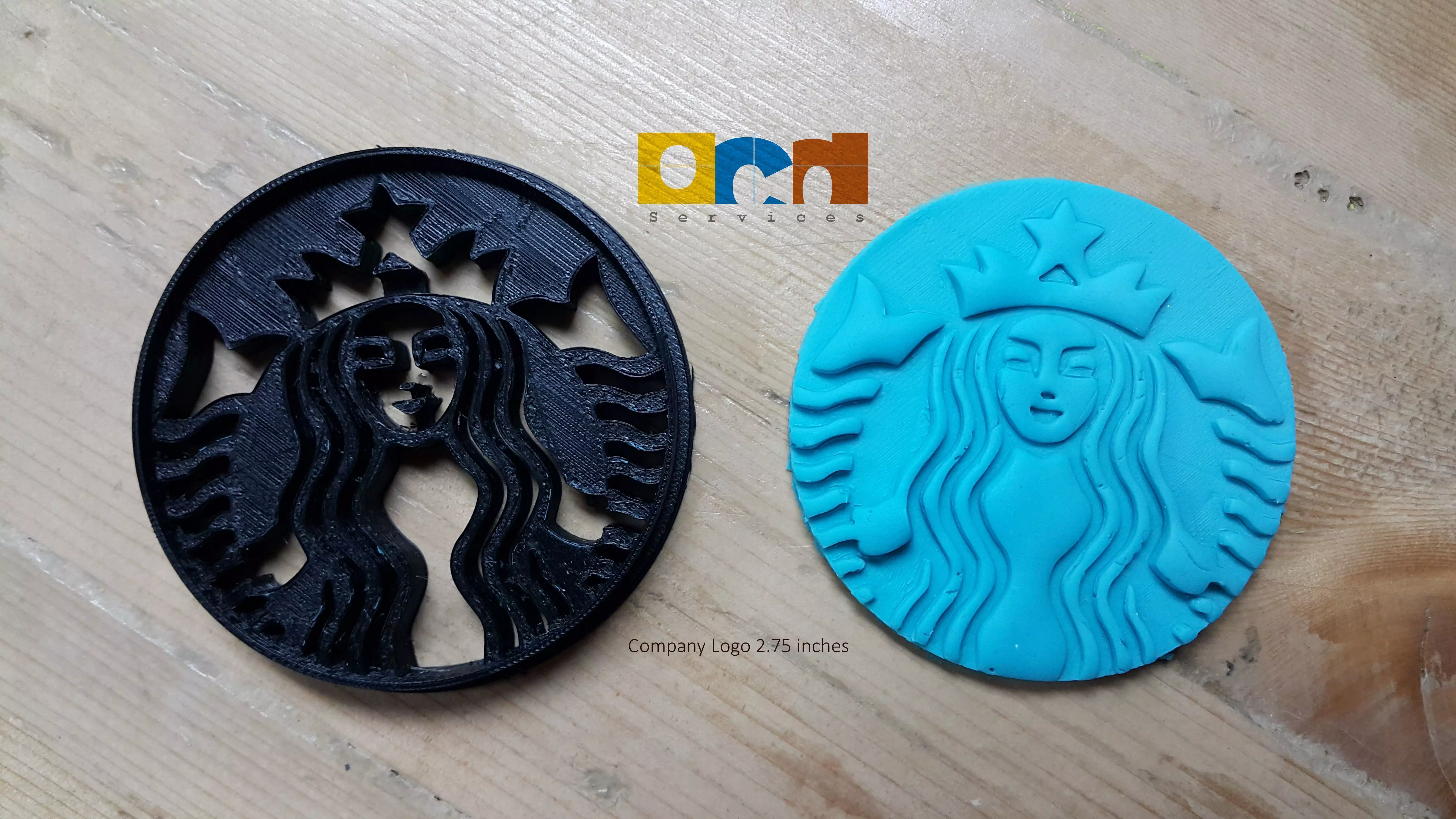 Starbucks logo 3D print model