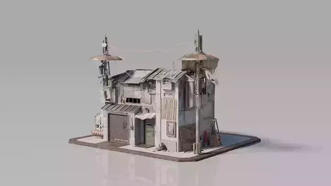 Neighborhood House Building 15 3D model