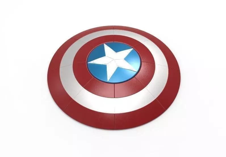 Captain America Shield 3D print model_0