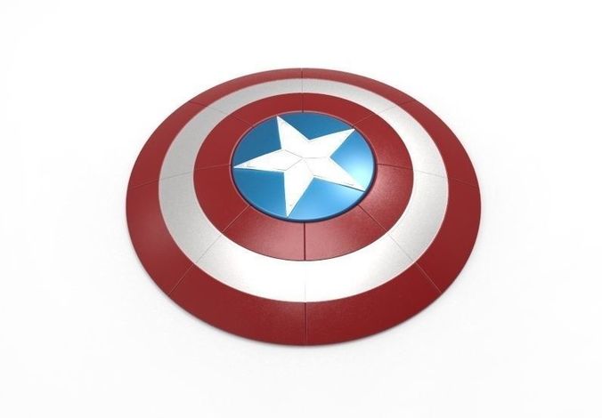 Captain America Shield 3D print model