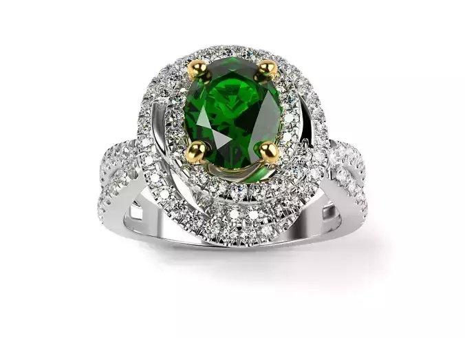 Copy of Parade Green Sapphire Ring