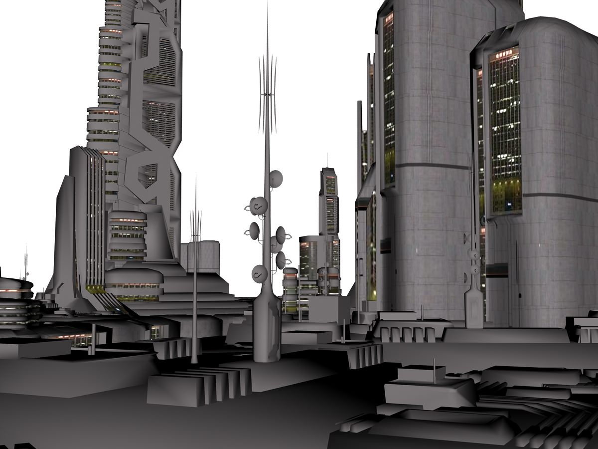 Orion Colonial City 3D print model_4