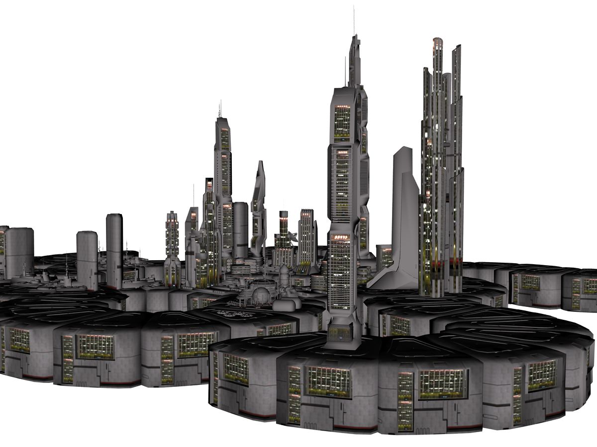 Orion Colonial City 3D print model_1
