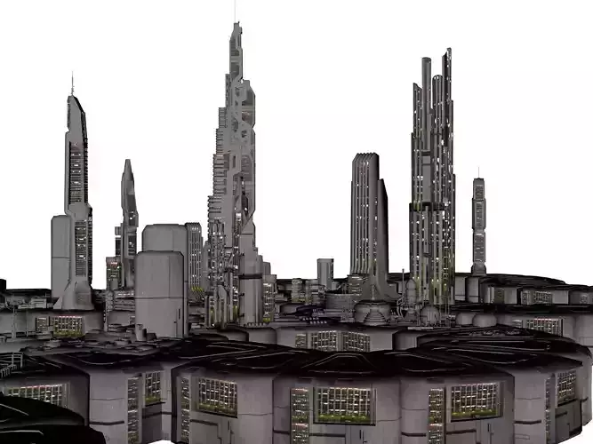 Orion Colonial City 3D print model
